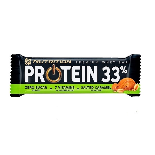 Protein bar Slana karamela 33% proteina – bez dodatog šećera 50g Go On Nutrition