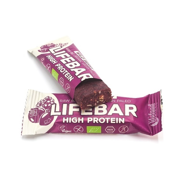 Organski Lifebar Protein - Divlje Bobice 47g