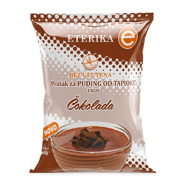 Puding od tapioke čokolada - Bez glutena 60g ETERIKA