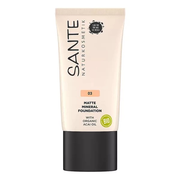 Sante tečni puder mineral MATT 03 Natural Beige 30ml