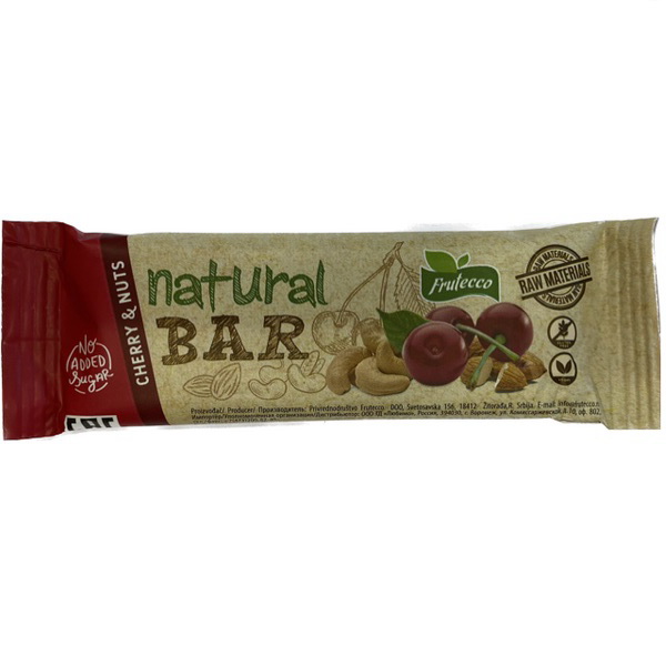 Natural Bar VIŠNJA 35g FRUTECCO 