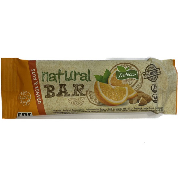 Natural Bar POMORANDŽA 35g FRUTECCO