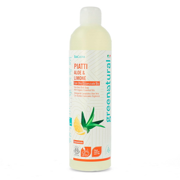 GREENATURAL Aloe Vera deterdžent za ručno pranje posuđa 500ml