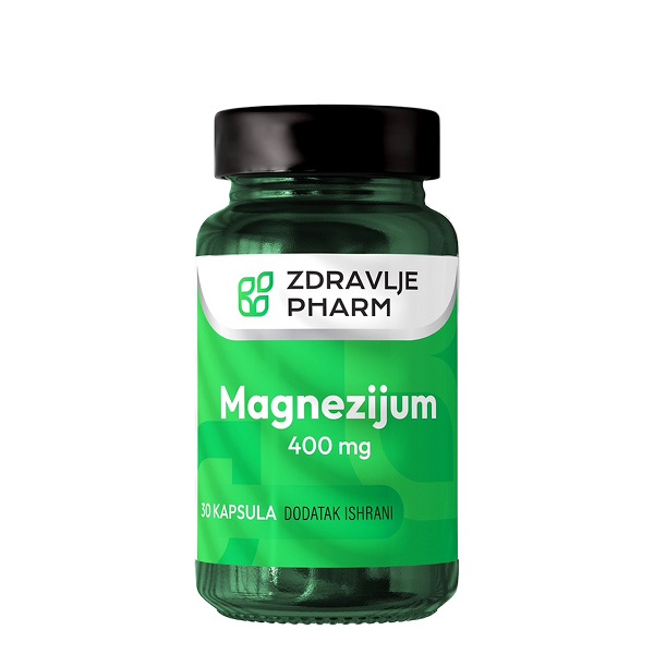 Magnezijum 375 mg +B6 30cps  Zdravlje Pharm