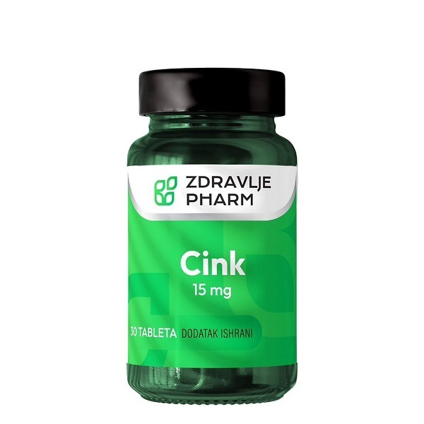 Cink  15 mg 30tbl Zdravlje Pharm