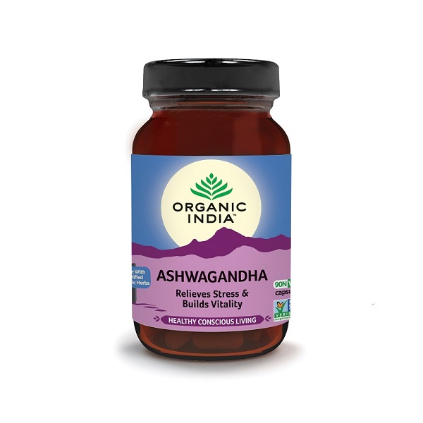 Ašvaganda organski vegan suplement 90 kapsula Organic India