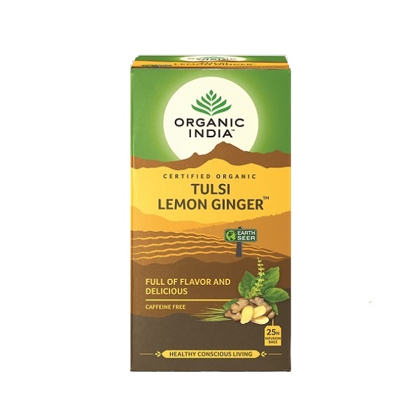 Tulsi limun đumbir  čaj bez kofeina 25 kesica Organic India