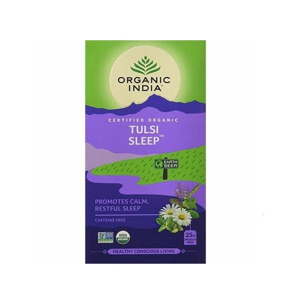 Tulsi sleep čaj bez kofeina 25 kesica Organic India