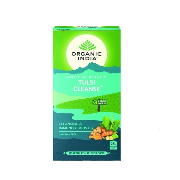 TULSI CLEANSE čaj bez kofeina 25 kesica Organic India