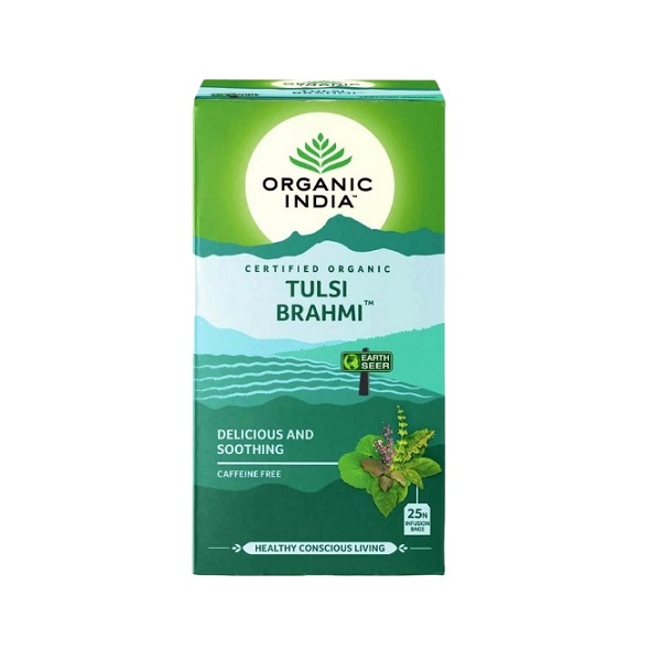 TULSI BRAHMI čaj bez kofeina 25 kesica Organic India