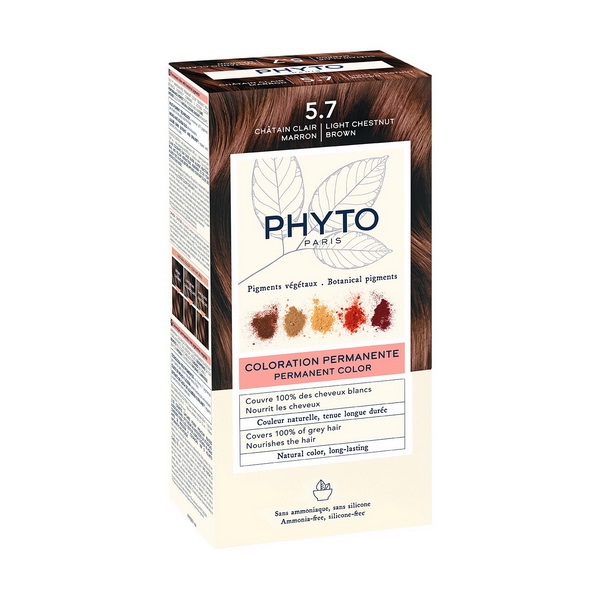 PHYTOCOLOR 5.7 CHÂTAIN CLAIR - LIGHT CHESTNUT BROWN