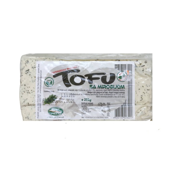 Tofu sa mirođijom -proizvod na bazi soje 200g Soya Food