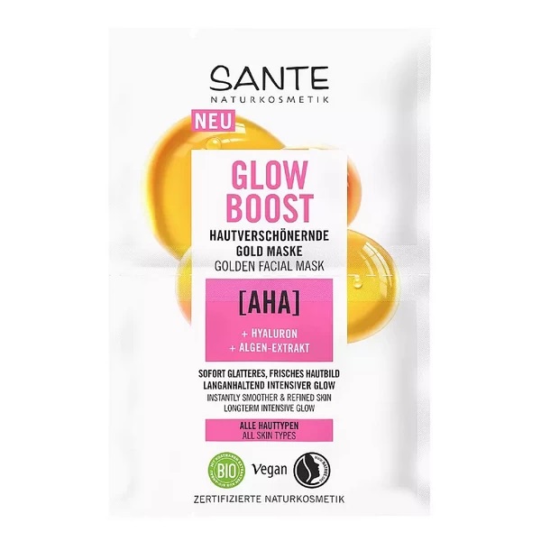 Sante Glow Boost zlatna maska za lice 8ml