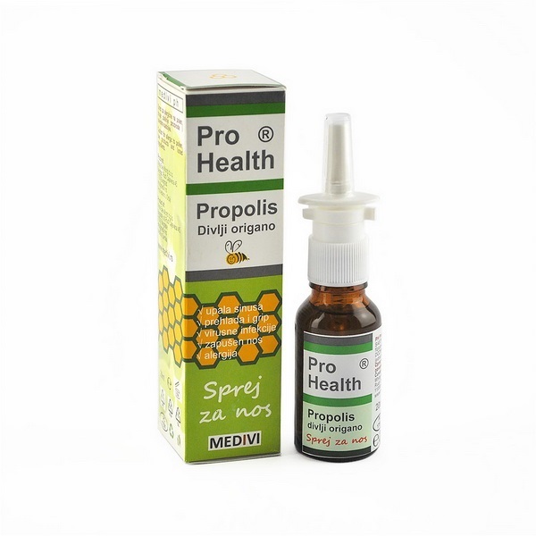 Pro Health propolis - divlji origano 25% sprej za nos 20ml