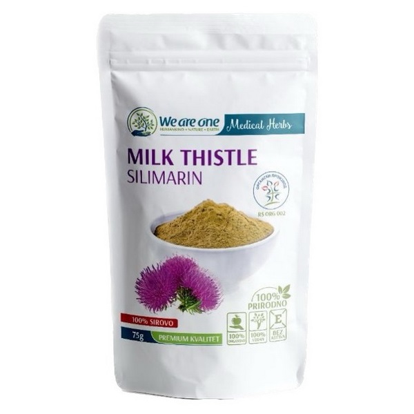 MILK  THISTLE  Sikavica Silimarin prah organic 75g We Are One