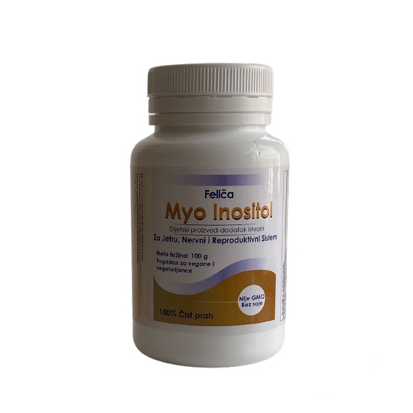 Myo inositol dodatak ishrani za jetru, nervni i reproduktivni sistem 100g