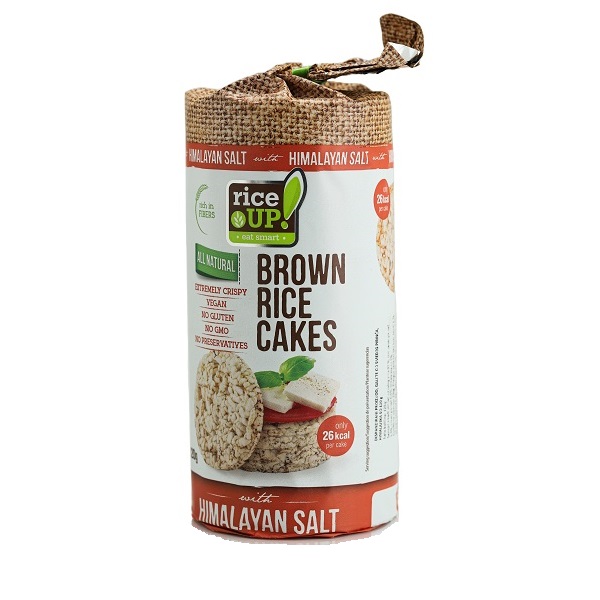 RICE UP Galete od smeđeg pirinča sa  himalajskom soli 120g