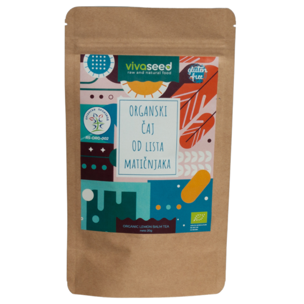 Organski čaj od lista matičnjaka 20g Viva Seed 