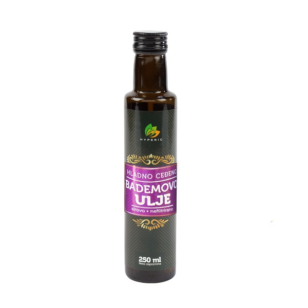 Hladno ceđeno bademovo ulje 250ml Hyperic