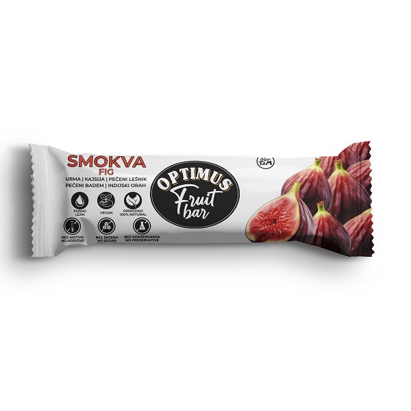 Voćni bar Smokva 40g Optimus 
