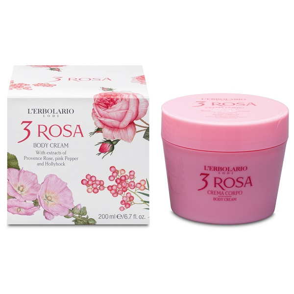 Lerbolario 3 Rosa krema za telo 200ml