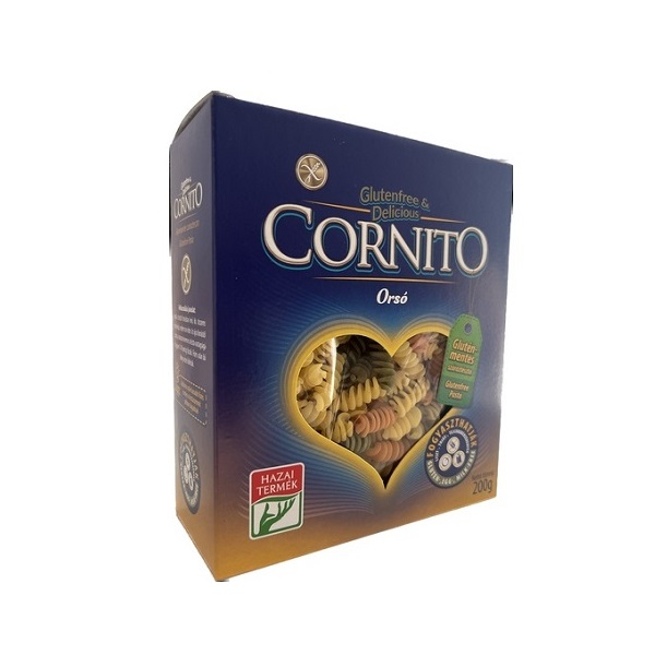 CORNITO Testenina trobojne spirale - bez glutena 200g