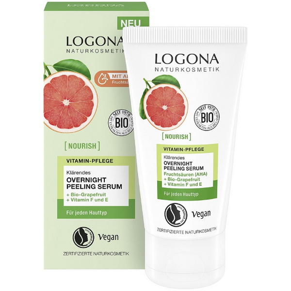 Logona Pročišćavajući overnight piling serum 50ml