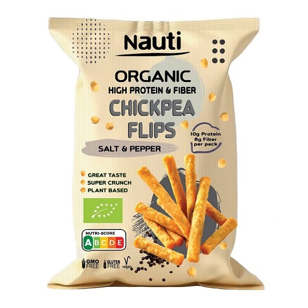 Flips od leblebija so i biber bez glutena 55g Nauti