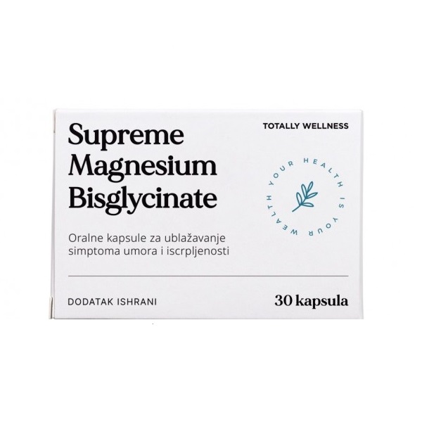 Totally Wellness Supreme Magnesium Bisglycinate 30 kapsula