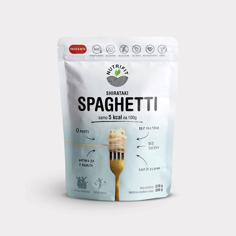 Shirataki ( Konjac ) Spaghetti  250g Nutrifit 