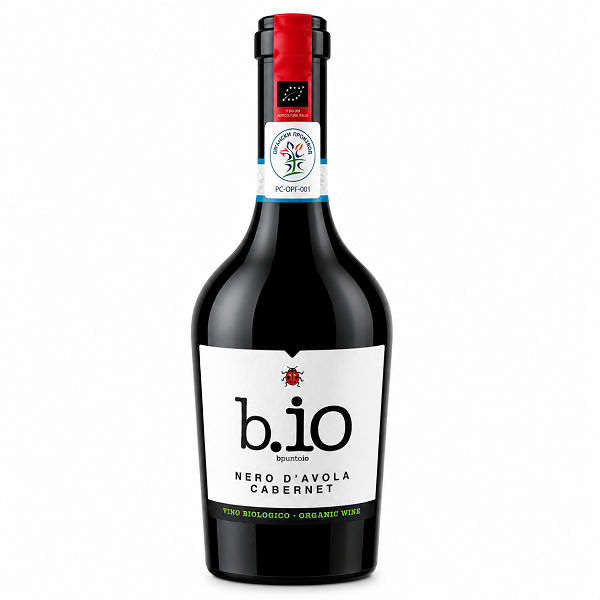 Vino crveno  organski kaberne D'avola 0,75l Cevico