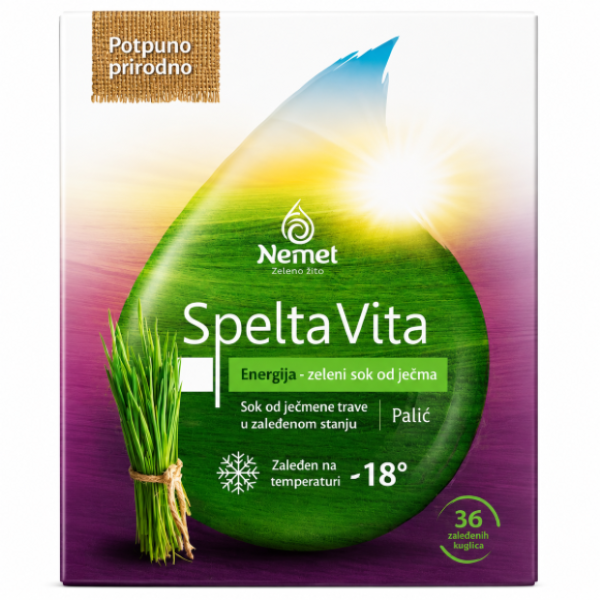 Spelta Vita ENERGIJA Zamrznuti Zeleni sok od ječma 400g -36 kuglica