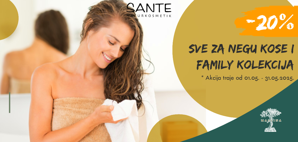 SANTE NEGA KOSE I TELA - 20%