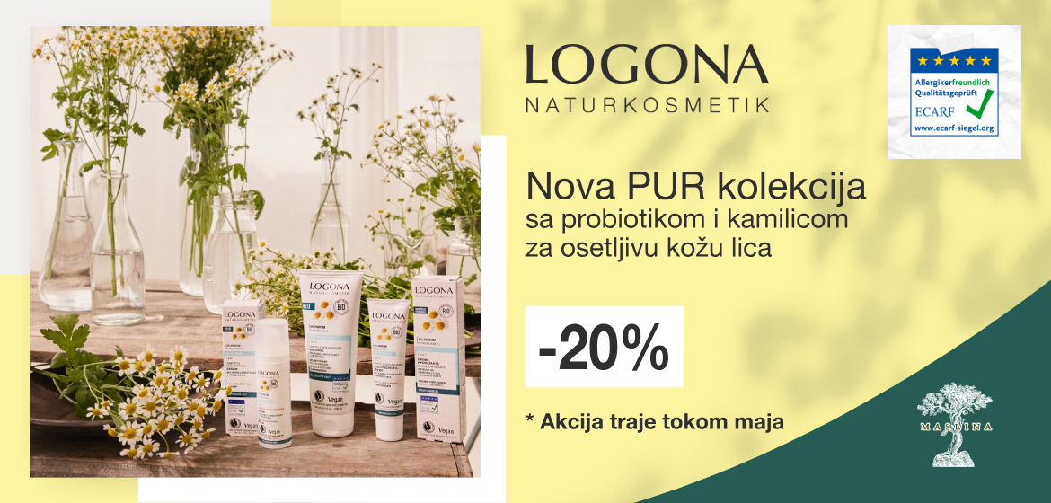 LOGONA PUR KOLEKCIJA ZA OSETLJIVU KOŽU -20%