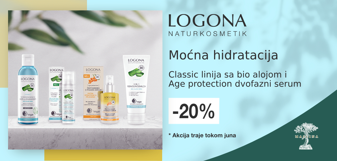 LOGONA NEGA LICA BIO ALOJA AKCIJA i AGE SERUM -20%