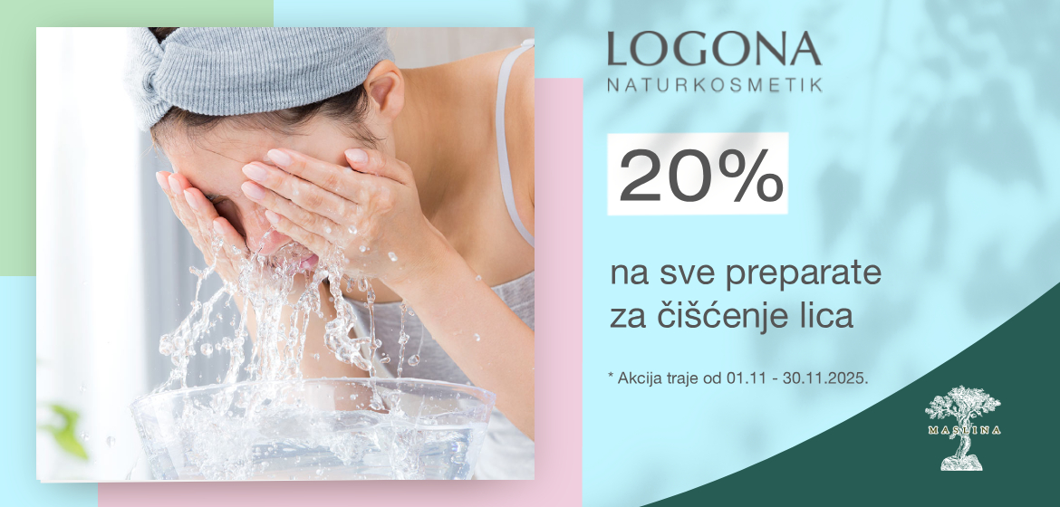 LOGONA PREPARATI ZA ČIŠĆENJE LICA NA POPUSTU 20%
