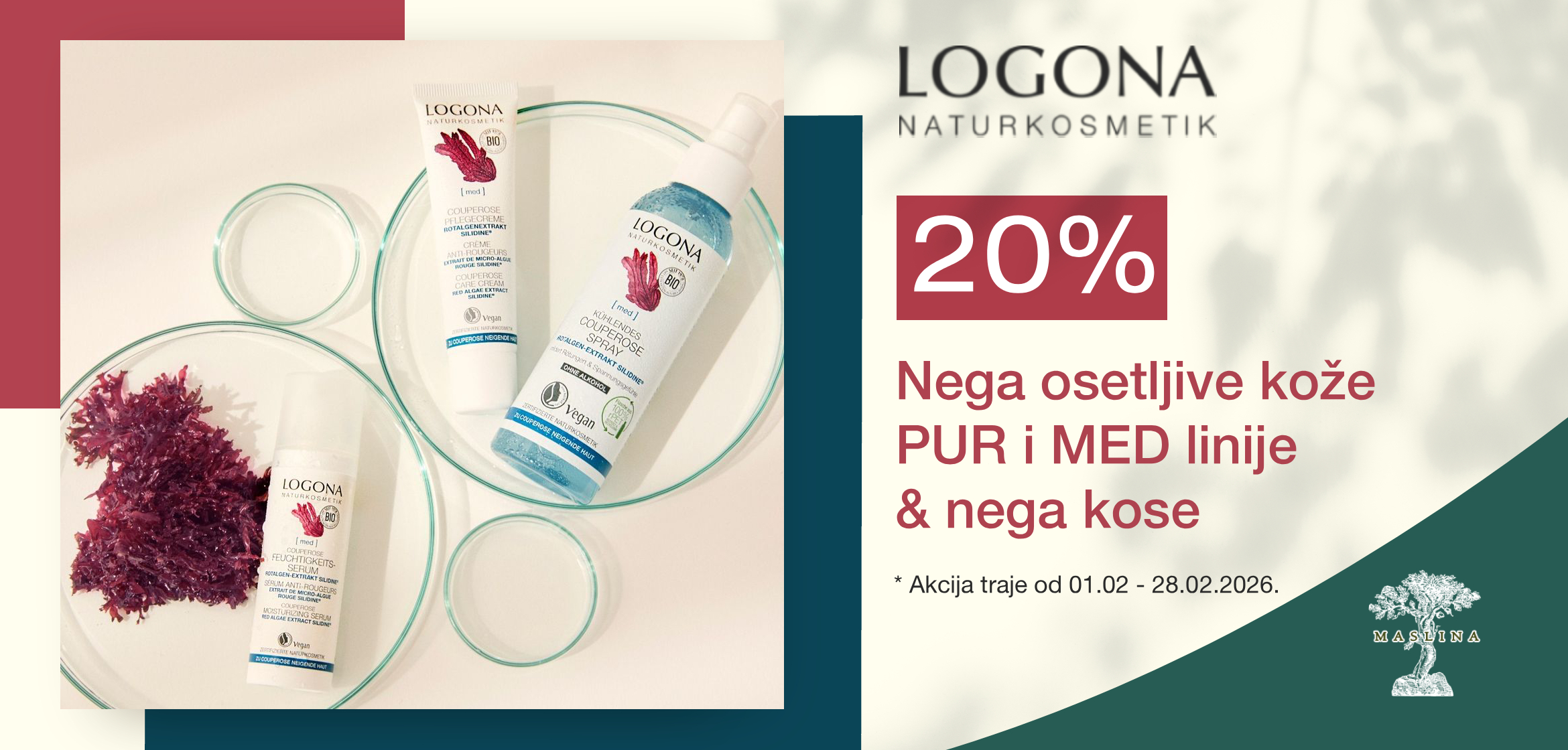 LOGONA NEGA OSETLJIVE KOŽE PUR I MED LINIJA