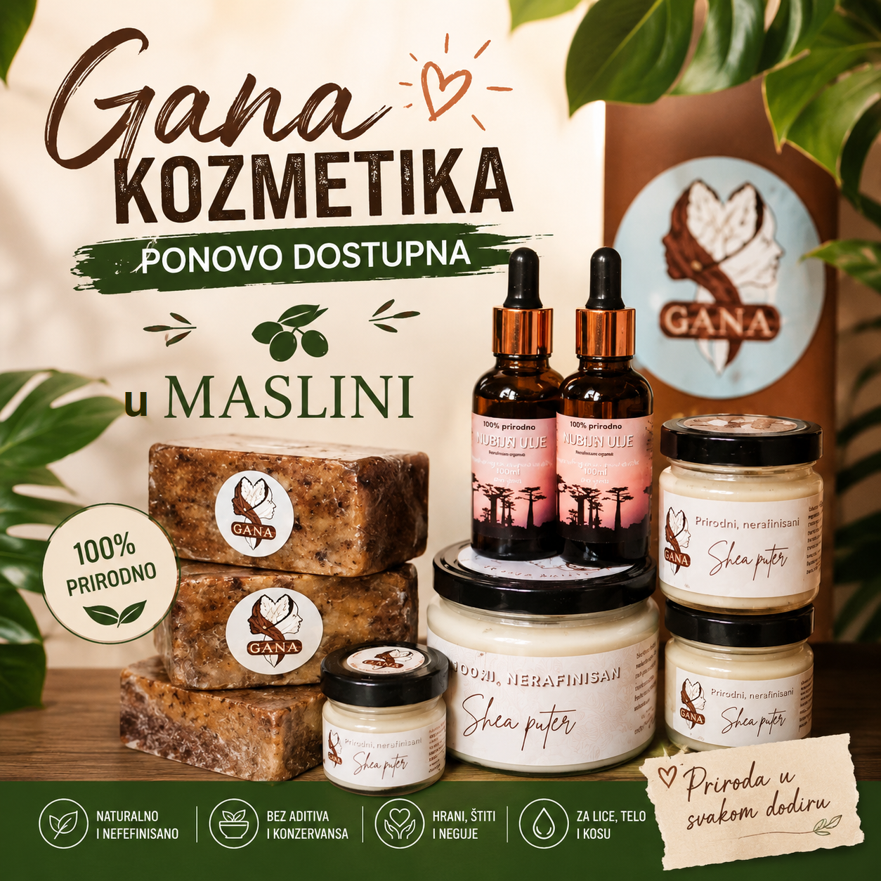GANA KOZMETIKA PONOVO DOSTUPNA