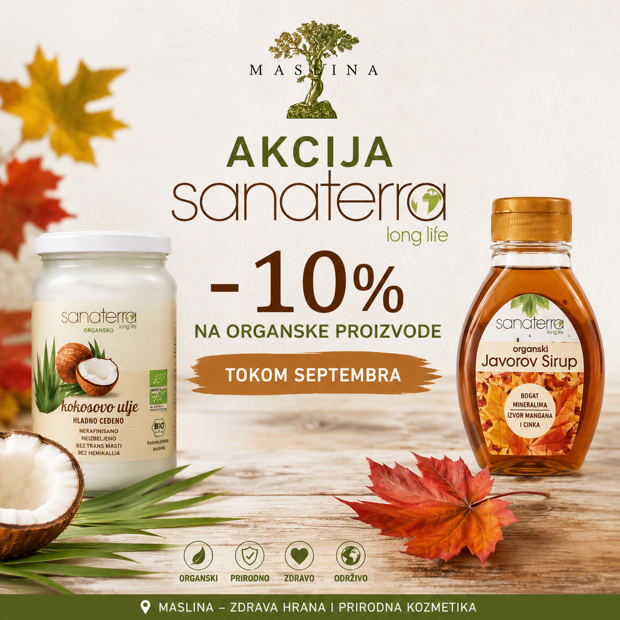 SANATERRA AKCIJA SEPTEMBAR -10%