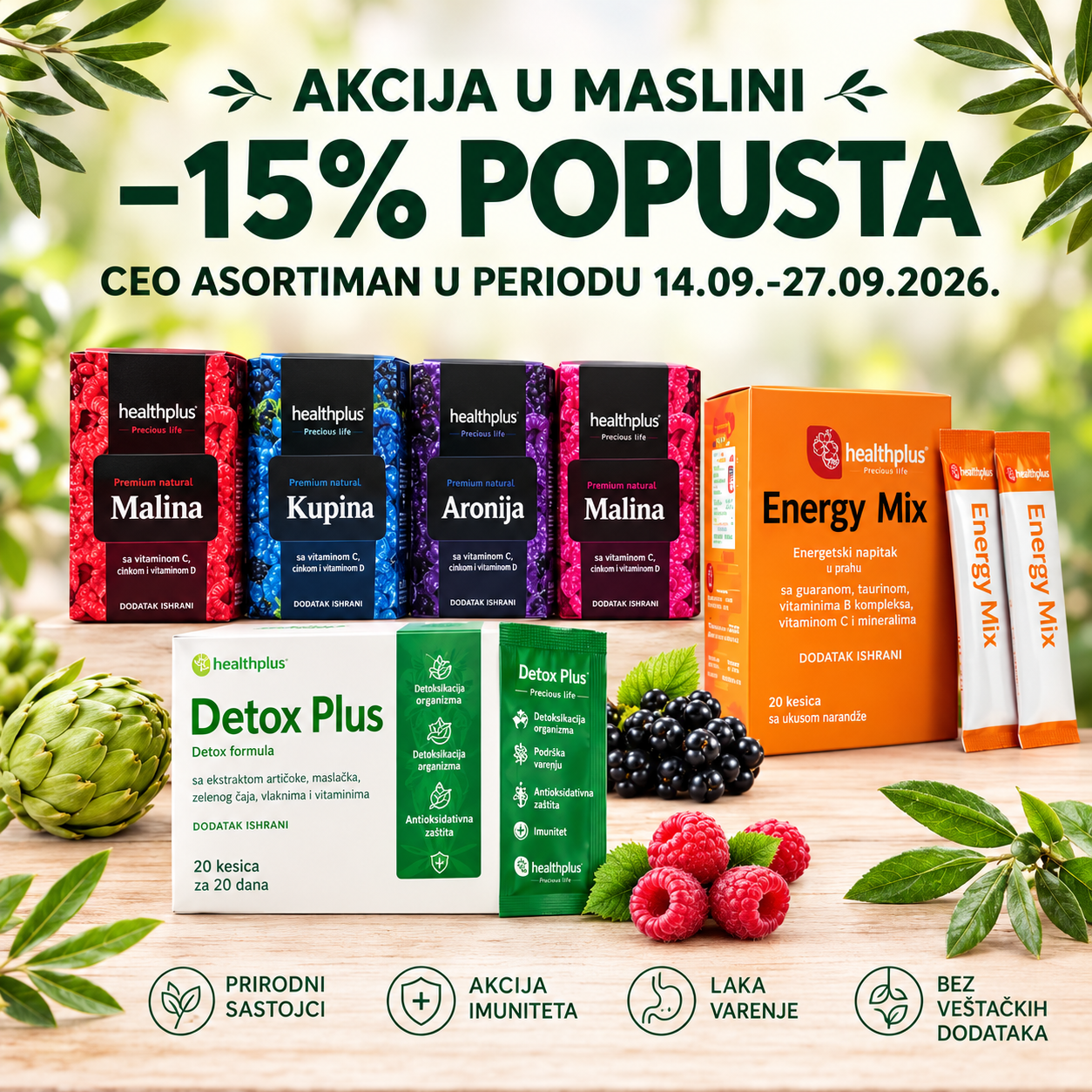 INVENTA VITA PRAH VOĆA I POVRĆA POPUST -15%